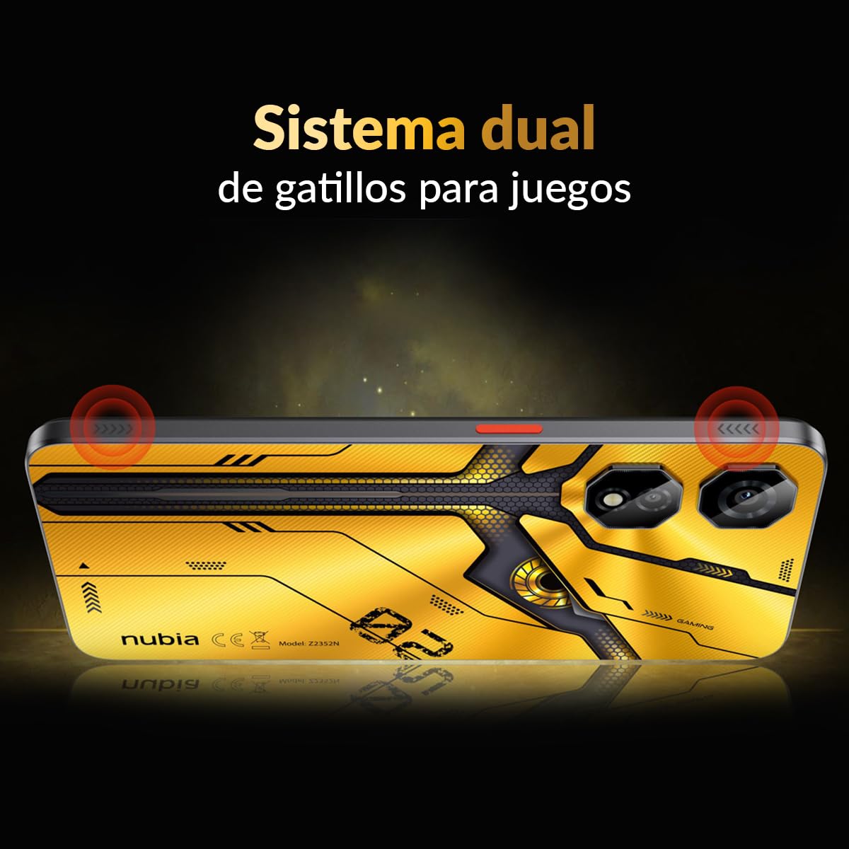 nubia Smartphone Neo 2 5G, 256GB+8GB RAM Principal (+12Gb RAM Dinamica) 50Mpx + 2Mpx Frontal 16Mpx Liberado Gris